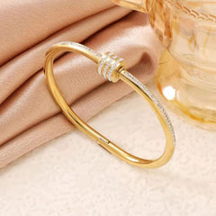 ✨ Stainless Steel Dram Skru Handcuff ✨