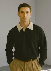 OLD MONEY LONG-SLEEVED SWEAT SHIRT